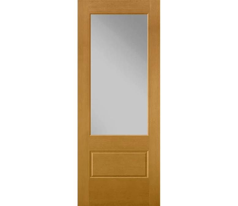 Monroe 3 Quaters Light Fiberglass Entry Door