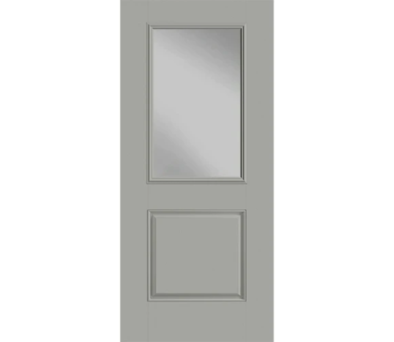 Monroe One Half Light 1 Panel Fiberglass Entry Door