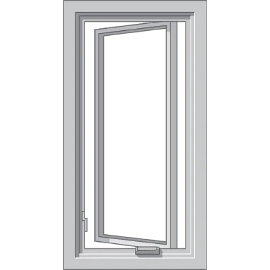 Monroe Pella Hurricane Shield Series Vinyl Casement Window