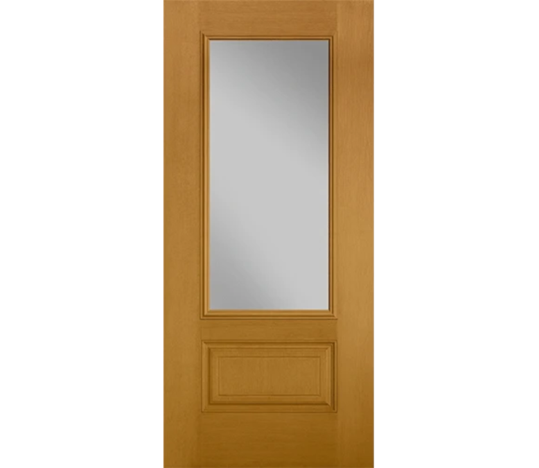 Monroe Three Quaters light Fiberglass Entry Door